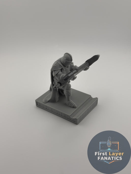 Spartan Pen Holder Desk Organizer, Warrior Desk Decor, 3D Printed Spartan Statue, Office Desk Accessory, Gift for History Lovers