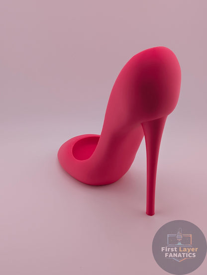 3D Printed High Heel Wine Bottle Holder – Stiletto Bottle Stand Holder | 20+ Colors