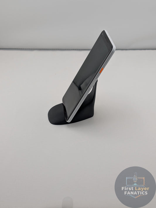 Whale Tail Phone Stand | Nautical Cell Phone Holder for Desk, Minimalist Ocean Decor, 3D Printed Marine Biology Gift, Coastal Home Art