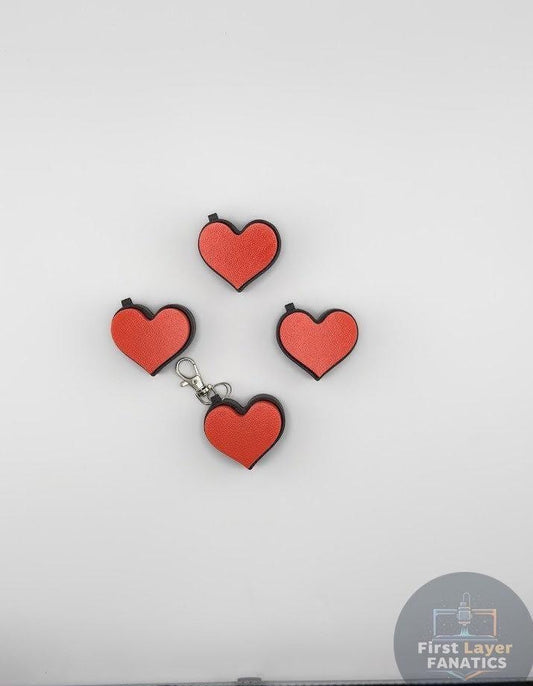 Heart Clicker Fidget Toy | Satisfying ASMR Button Fidget | Valentine's Day Party Favor | Custom Color Heart Keychain | Sensory Stress Relief