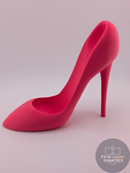 3D Printed High Heel Wine Bottle Holder – Stiletto Bottle Stand Holder | 20+ Colors