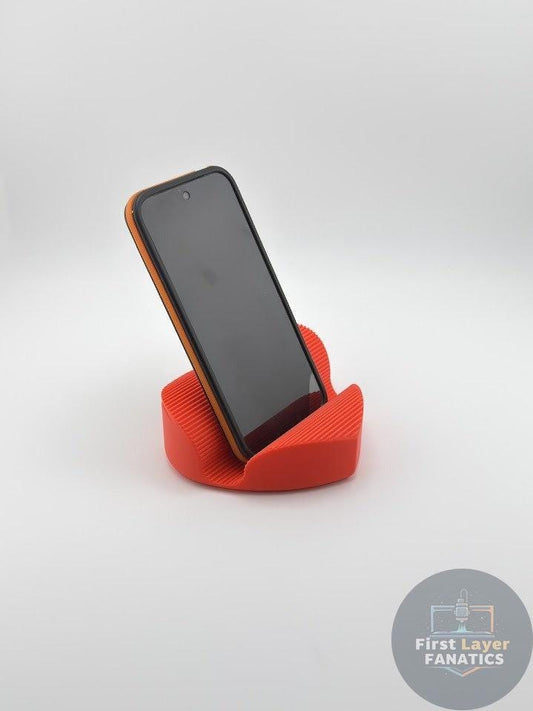Heart Phone Stand for Desk | Valentine's Day Tech Gift | Custom Color Smartphone Holder | Unique Anniversary Gift for Her | 3D Printed Decor