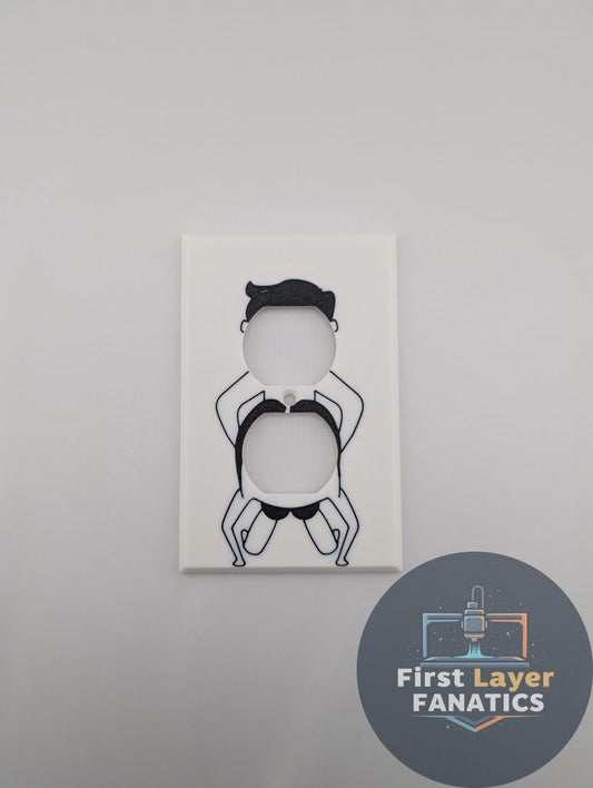 Adult Humor Outlet Cover | Sexy Novelty Wall Plate, Mature Gag Gift, Bachelorette Party Favor, Funny Bedroom Decor, Naughty Plug Cover